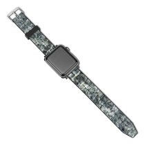 yanfind Watch Strap for Apple Watch Tile Flowing Wall Tree Design Branch Plant Rock Trunk Stone Compatible with iWatch Series 5 4 3 2 1