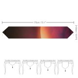 Yanfind Table Runner Desert Tranquility Sunset Portal Everyday Dining Wedding Party Holiday Home Decor