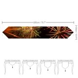 Yanfind Table Runner Light Fireworks Th Movember Trails Midnight Diwali Festival Event Year's Eve Fte Everyday Dining Wedding Party Holiday Home Decor