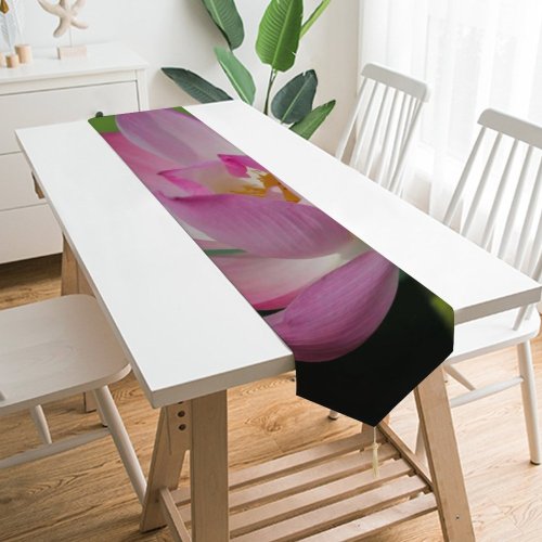 Yanfind Table Runner Aquatic Pond Blossom Rose Plant Purple Lotus Wallpapers Lily Flower Creative Everyday Dining Wedding Party Holiday Home Decor