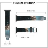 yanfind Watch Strap for Apple Watch Abies Scenery Range Tree States  Snow Wilderness Plant Fir Free Compatible with iWatch Series 5 4 3 2 1