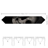 Yanfind Table Runner Dark Grim Reaper Skull Scary Everyday Dining Wedding Party Holiday Home Decor