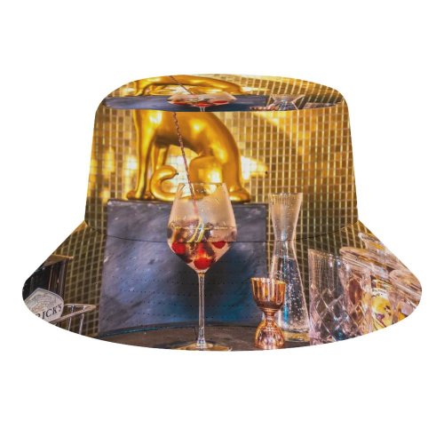 yanfind Adult Fisherman's Hat Images Bottle Glass Restaurant Mixology Manager Beer Alcohol Party Marketing Goblet Liquor Fishing Fisherman Cap Travel Beach Sun protection