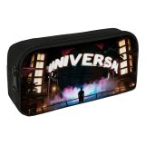 yanfind Pencil Case YHO Universal Images Night Mist Word Globe Singapore Outdoors Fountain Urban Stock Free Zipper Pens Pouch Bag for Student Office School