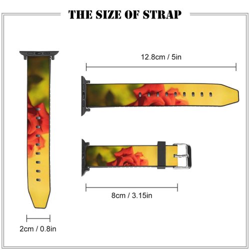 yanfind Watch Strap for Apple Watch Instagram France Free Pictures Flower Rose Tours Plant  Fleur Filtre Images Compatible with iWatch Series 5 4 3 2 1
