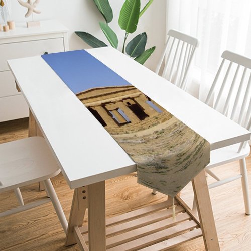 Yanfind Table Runner Building History Landscape Sky Agrigento Valley Sicily Sand Greek Tree Historic Architecture Everyday Dining Wedding Party Holiday Home Decor