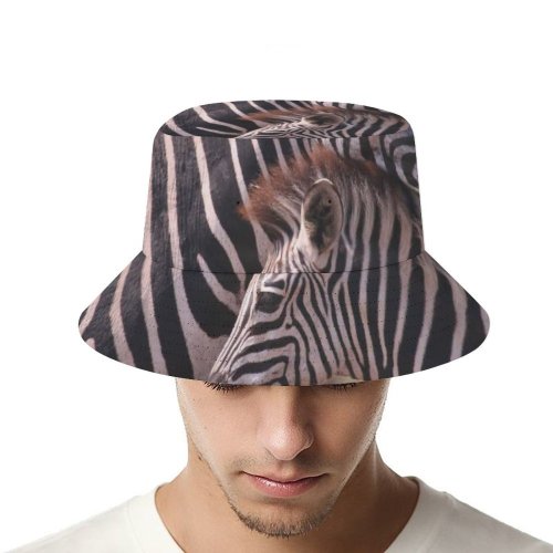 yanfind Adult Fisherman's Hat Images Wildlife Wallpapers Grey Zebra Pictures Free Fishing Fisherman Cap Travel Beach Sun protection