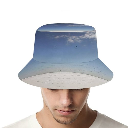 yanfind Adult Fisherman's Hat Winter Frozen Horizon Natural Cloud Sky Ocean Clouds Sand Daytime Lake Atmosphere Fishing Fisherman Cap Travel Beach Sun protection