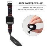 yanfind Watch Strap for Apple Watch United   Pictures  Abstract Light Free Motion Dark Space Compatible with iWatch Series 5 4 3 2 1
