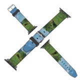 yanfind Watch Strap for Apple Watch Virginia Field  Grass Rural Plant Spring Outdoors Farm Pasture Land Compatible with iWatch Series 5 4 3 2 1