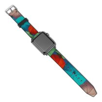 yanfind Watch Strap for Apple Watch Mattia Astorino Umbrellas Multicolor Colorful Vibrant Sky Compatible with iWatch Series 5 4 3 2 1