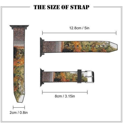 yanfind Watch Strap for Apple Watch United Plant Pictures Nice Placerville Tree Free Maple States Images Wallpapers Compatible with iWatch Series 5 4 3 2 1