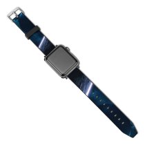 yanfind Watch Strap for Apple Watch Vadim Sadovski Space  Planet Gateway Rocket  Asteroids Purple Light Compatible with iWatch Series 5 4 3 2 1