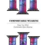 yanfind Watch Strap for Apple Watch Beeple Love Couple Dream Neon Starry Sky Rocks Silhouette Colorful Compatible with iWatch Series 5 4 3 2 1