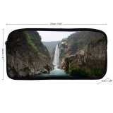 yanfind Pencil Case YHO Images Cliff Ocean Colorful River Wallpapers Lonely Wildlife  Outdoors  Beauty Zipper Pens Pouch Bag for Student Office School