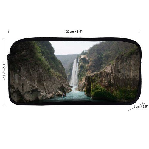 yanfind Pencil Case YHO Images Cliff Ocean Colorful River Wallpapers Lonely Wildlife  Outdoors  Beauty Zipper Pens Pouch Bag for Student Office School