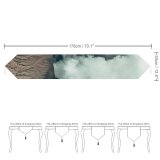 Yanfind Table Runner Domain Pictures Outdoors Grey Crater Volcano Public Art Mountain Images Wallpapers Everyday Dining Wedding Party Holiday Home Decor