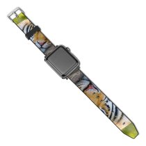 yanfind Watch Strap for Apple Watch Bengal  Wild Big Cat Compatible with iWatch Series 5 4 3 2 1