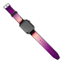 yanfind Watch Strap for Apple Watch Sunset Violet Road Home Sky Landscape Night Ligth Clouds Cloud Purple Afterglow Compatible with iWatch Series 5 4 3 2 1