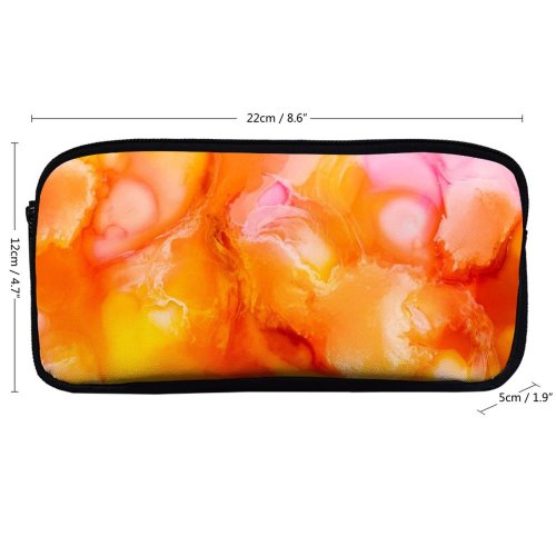 yanfind Pencil Case YHO Robert Kohlhuber Abstract Liquid Art Pearl Fluid Zipper Pens Pouch Bag for Student Office School