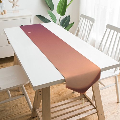 Yanfind Table Runner Backlit Skyscape Beautiful Afterglow Clouds Sunset Landscape Evening Travel Light Outdoors Abstract Everyday Dining Wedding Party Holiday Home Decor