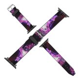 yanfind Watch Strap for Apple Watch Timo  Supertree  Lighting Purple Colorful Lights Garden Night Singapore Compatible with iWatch Series 5 4 3 2 1