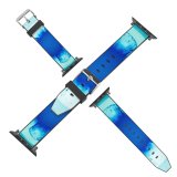 yanfind Watch Strap for Apple Watch Aqua Sky Abstract Hole Light Free Science Cells Texture Art Wallpapers Compatible with iWatch Series 5 4 3 2 1