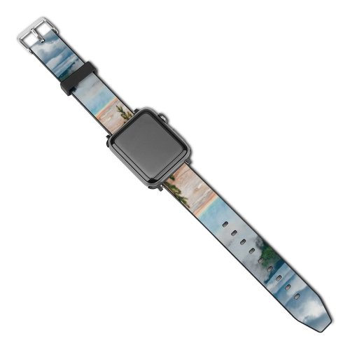 yanfind Watch Strap for Apple Watch Eruption National Domain Wilderness Pool Pictures Outdoors Wyoming Stone Prismatic Volcano Compatible with iWatch Series 5 4 3 2 1