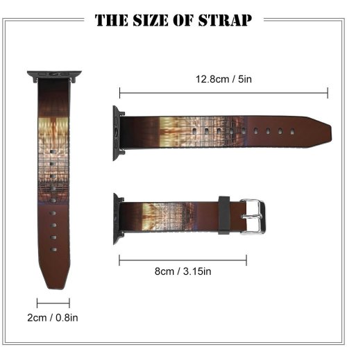 yanfind Watch Strap for Apple Watch Trey Ratcliff National Centre for Performing China Light Glass  Architecture Dome Compatible with iWatch Series 5 4 3 2 1