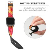 yanfind Watch Strap for Apple Watch Colours Plant  Shapes Colour Domain Patterns Pictures Ground Christchurch Textures Compatible with iWatch Series 5 4 3 2 1