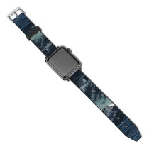 yanfind Watch Strap for Apple Watch Whale Australie Walvis Sea  Oceaan Ocean Marine Biology Cetacea Wind Wave Compatible with iWatch Series 5 4 3 2 1