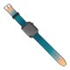 yanfind Watch Strap for Apple Watch Willian Justen De Vasconcellos Mountains Foggy Mist Sunrise Turquoise Sky Gradient Landscape Compatible with iWatch Series 5 4 3 2 1