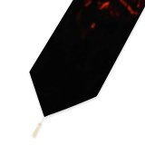 Yanfind Table Runner Clay Banks Black Dark Bonfire Dark Campfire Flame Night Time Burning Outdoor Everyday Dining Wedding Party Holiday Home Decor