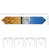 Yanfind Table Runner Mountains Streams Lake Glacier Trees Resources Watercourse Stream Natural Landscape River Wilderness Everyday Dining Wedding Party Holiday Home Decor