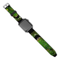 yanfind Watch Strap for Apple Watch Black Dark Tree  Snake  Drops Dark Compatible with iWatch Series 5 4 3 2 1