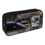 yanfind Pencil Case YHO Boats Building River Transportation City Italy System Canal Town Watercrafts Zipper Pens Pouch Bag for Student Office School
