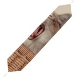 Yanfind Table Runner Yawning Wicker Felidae Portrait Whiskers Cute Mouth Sleepy Yawn Adorable Furry Face Everyday Dining Wedding Party Holiday Home Decor