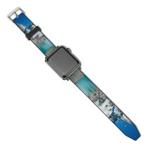 yanfind Watch Strap for Apple Watch Landscape Fitz Patagonia Argentina Pictures Outdoors Stock Snow Sight Alps Compatible with iWatch Series 5 4 3 2 1