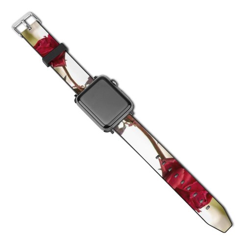 yanfind Watch Strap for Apple Watch Dry Rose Plant Frost PNG Pictures Winter Flower Beautiful  Images Compatible with iWatch Series 5 4 3 2 1