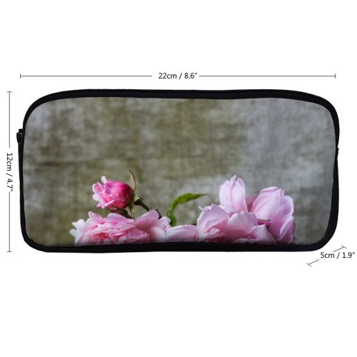 yanfind Pencil Case YHO Petals Images Carnation Rose Bouquet Floral  Spring Flora HQ Peony Public Zipper Pens Pouch Bag for Student Office School