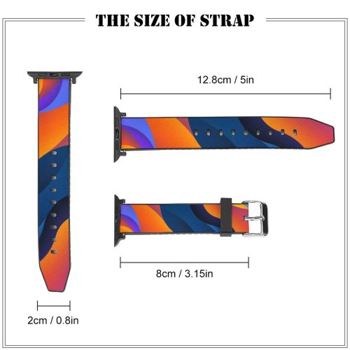 yanfind Watch Strap for Apple Watch Catherine Pearson Abstract Colorful Texture Compatible with iWatch Series 5 4 3 2 1