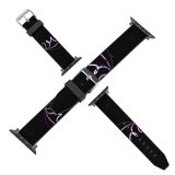 yanfind Watch Strap for Apple Watch B Dark Love Purple Lights Valentines Neon Light Compatible with iWatch Series 5 4 3 2 1