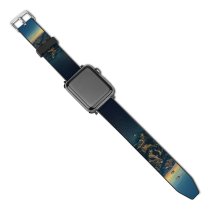 yanfind Watch Strap for Apple Watch Big Sur Mountains Golden Hour Sunset Evening MacOS California Compatible with iWatch Series 5 4 3 2 1