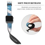 yanfind Watch Strap for Apple Watch Landscape Iceland Pictures Winter Outdoors Snow  Free  Hill Compatible with iWatch Series 5 4 3 2 1