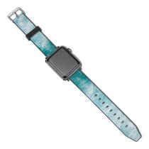 yanfind Watch Strap for Apple Watch Texture Zealand Aqua Sky Turquoise Daytime Azure Atmosphere Compatible with iWatch Series 5 4 3 2 1