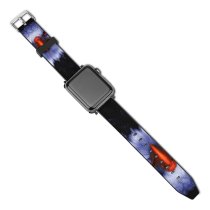 yanfind Watch Strap for Apple Watch Black Dark Eagle Bird Prey Raptors Eyes Compatible with iWatch Series 5 4 3 2 1