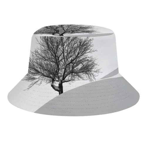 yanfind Adult Fisherman's Hat Winter Slovenija Winter Atmospheric Branch Snow Tree Tree Fresh Freezing Snow Fishing Fisherman Cap Travel Beach Sun protection