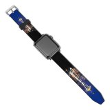 yanfind Watch Strap for Apple Watch Youen California Space Needle Seattle Washington Cityscape City Lights Night Time Skyscrapers Compatible with iWatch Series 5 4 3 2 1
