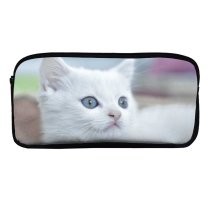 yanfind Pencil Case YHO Lovely Images Wallpapers Pictures Pet Kitten Angora Stock Free Cute Cat Zipper Pens Pouch Bag for Student Office School