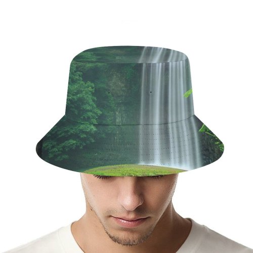 yanfind Adult Fisherman's Hat Destin Sparks Millaa Millaa Falls Australia Waterfalls Forest Trees Landscape Cliff Exposure Fishing Fisherman Cap Travel Beach Sun protection
